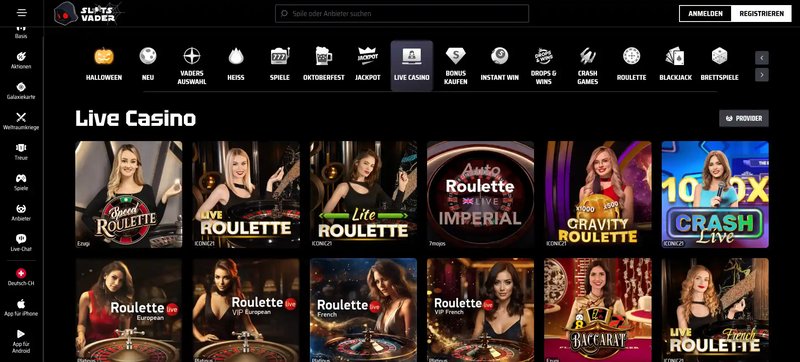 Slotsvader mobile app in Poland